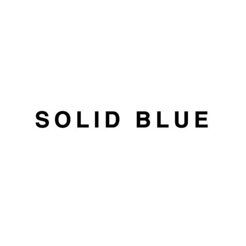 SOLID BLUE